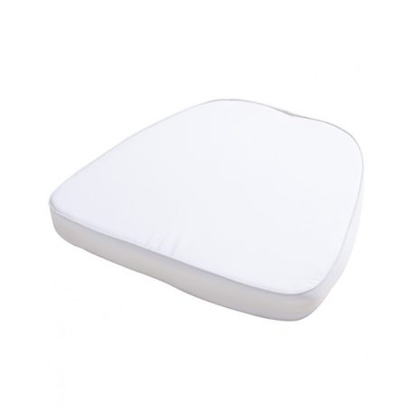 Chiavari székhez  tépőzáras fehér székpárna