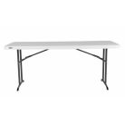 Összecsukható és rakásolható bankett asztal 183x76 cm (80955)