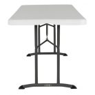 Összecsukható és rakásolható bankett asztal 183x76 cm (80955)