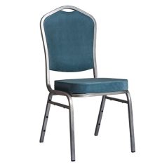   ST 830 bankett szék szürke színű váz - türkiz kék szövet