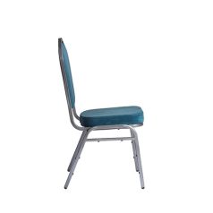   ST 830 bankett szék szürke színű váz - türkiz kék szövet