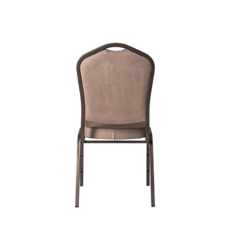 ST 870 bankett szék bronz színű váz - barna szövet